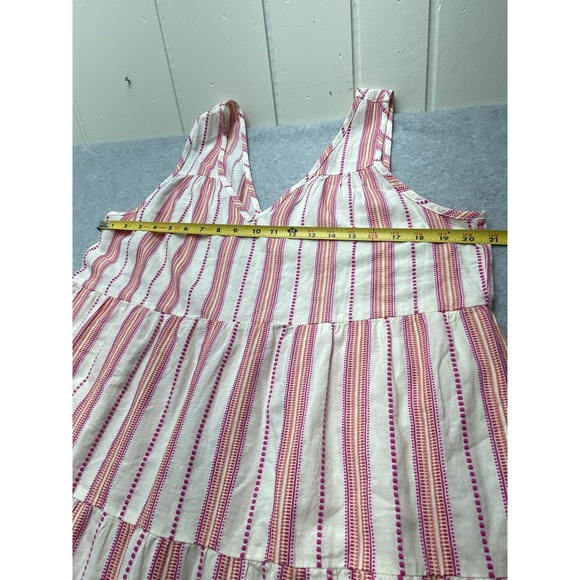 Marine Layer Dress Womens XL Striped Summer Tiered Maxi Sleeveless Casual 2024 - Picture 7 of 16